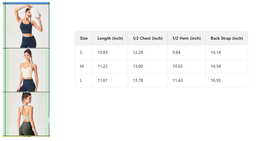 Women Cross Back sports bra