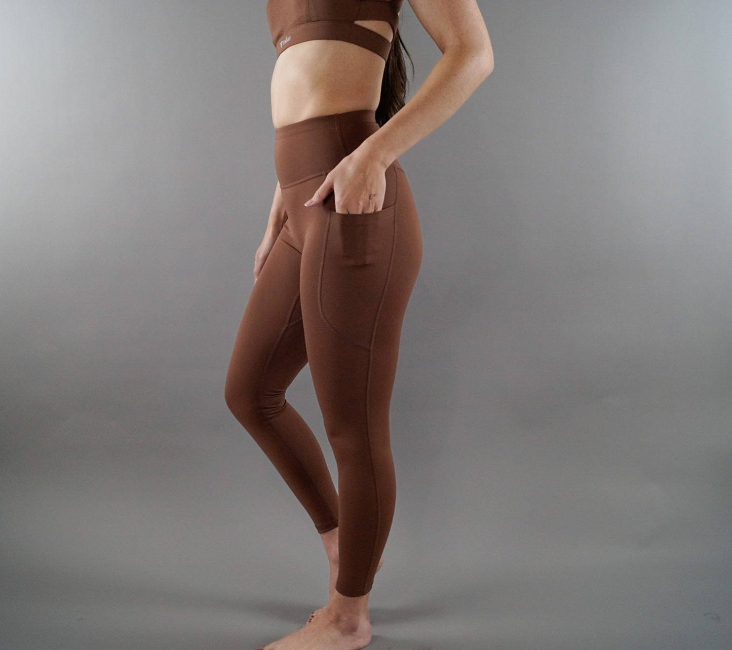 FIT4EVER Confidence Legging (with Pockets & Anti-Roll Waist)