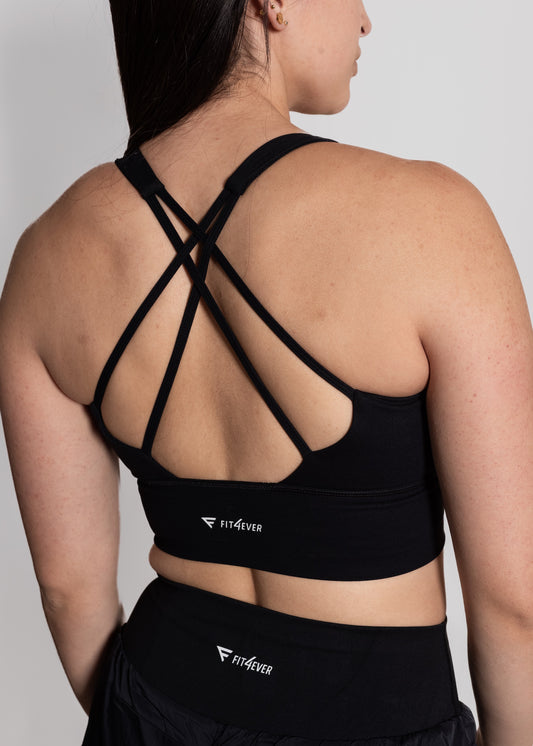 High supportive Cross-back sports bra
